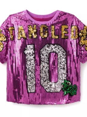 Disney Tangled Rapunzel Sequin Jersey Her Universe 15th Anniversary of Tangled